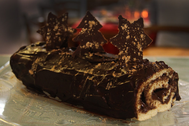 La bûche crousti-choco des Tit Fées