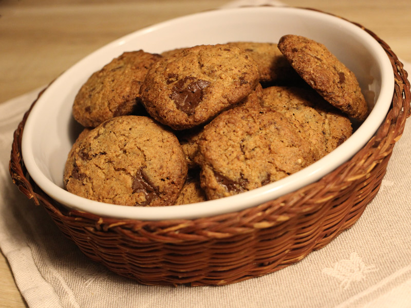 Cookies noisette chocolat